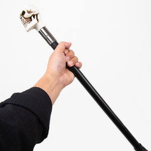 Knochen kopf Luxus Zauberstab Weihnachts feier Dekoration Cosplay Halloween Requisiten Mode Cool Walking <span class=keywords><strong>Wand</strong></span> Wanders tock - Product Image 4