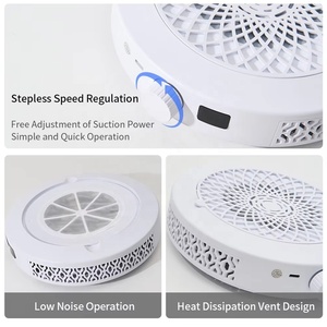 <b>Mini</b> Nail Dust Collector Rechargeable Nail Dust Machine with HD Display Speed Adjustable <b>Vacuum</b> <b>Cleaner</b> for Manicure Lower Noise - Product Image 4