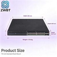 Commutateur réseau H3C S6520X-54HC-UPWR-EI POE SNMP VLAN QoS 28 ports 2,56 Tbps L3 en stock