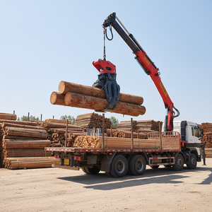 Excavator Hydraulic <b>Quick</b> Coupler Fitted Heavy Duty Hydraulic Log Grapple for Forestry Logging Wood <b>Clamp</b> Attachment 360 - Product Image 4