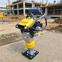 Pilonneuse à essence HCR80 90 110 de haute qualité et économique, machine à compacter le sol avec moteur à essence 5,5-6,5 CV