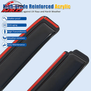 <b>For</b> Ford Explorer 11-19 4PCS In-channel <b>Window</b> Visors Side Rain Sun Vent <b>Shade</b> - Product Image 4