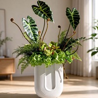 Nouvelles Décorations de Table Personnalisées en Fleurs Artificielles Anthurium pour Mariages, Événements et Décoration Intérieure