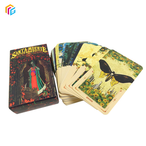 Cartes Oracle Personnalisées d'Usine <span class=keywords><strong>les</strong></span> Plus Vendues Impression de Cartes de Jeu de Société Cartes de Tarot avec Guide - Product Image 6