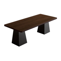 Bureau de travail ergonomique en bois massif, durable et minimaliste pour le bureau à domicile