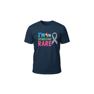 T-shirt I'm Someone Rare Unisex per Adulti - Giornata di Consapevolezza sulle Malattie Rare 2025 - Girocollo a Maniche Corte con Stampa Digitale - Product Image 1