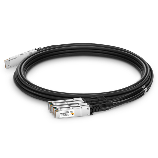 YTOPTO 400G QSFPDD 4x100G QSFP56 DAC Passive Direct Attach Copper Twinax Cable 1M DDM Enabled Compatible with MikroTik/Cisco,FCC