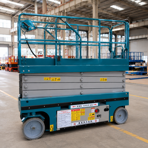 Plataforma Elevadora de Tijera Eléctrica Autopropulsada de 8m y 10m con Certificación CE, Equipo Hidráulico para Trabajo Aéreo, Venta al Por Mayor - Product Image 1