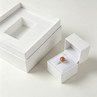 Cajas de Almacenamiento de Joyería de Papel Kraft Rígido, Hechas a Mano, Ecológicas, Reciclables, de Lujo, con Logotipo Personalizado en Relieve, al por Mayor