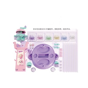 Kits de Joyería para Niños, Manualidades, Estación de Creación de Collares y Pulseras, Cuentas de Cristal, Máquina para Hacer Pulseras, Juguete - Product Image 1
