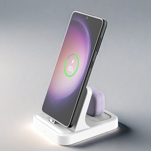 แท่นชาร์จอเนกประสงค์ 2 in 1 พร้อมพอร์ต Type-C สำหรับวางบนโต๊ะ ใช้ได้กับ <span class=keywords><strong>Samsung</strong></span> สำหรับ iPhone 17/16/15 เท่านั้น - Product Image 6