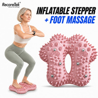 Máquina de Ejercicio con Stepper, Stepper Inflable para Ejercicios, Entrenador de Pasos para Ejercicio Cardiovascular Diario, Equipo de Ejercicio para Interiores