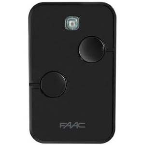 Télécommande Faac 2 canaux 433Mhz pour portes automatiques, corps en plastique à code roulant avec 4 boutons, modèle Slh-Sl-Ds-Rc - Product Image 1