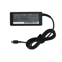 65W Tipo C USB C Adaptador de CA Cargador rápido PD QC 3,0 para Lenovo Laptop para HP para Macbook