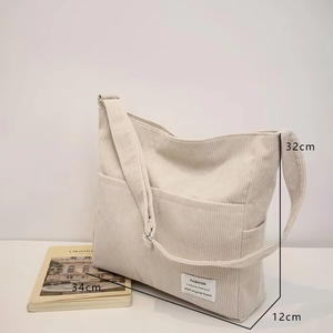 Nhung Cổ Điển Mùa Đông Vai Túi 2025 phụ nữ duy nhất xử lý đa-túi công suất lớn Thiết kế túi xách Totes - Product Image 3