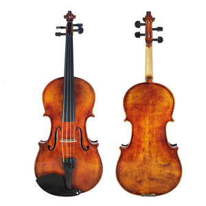 <span class=keywords><strong>Violon</strong></span> acoustique professionnel fait main avec table en épicéa séché à l'air et touche en bois d'ébène massif, idéal pour les étudiants débutants - Product Image 6