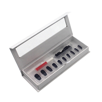 Boîte d'emballage de faux ongles blanc vide, Design personnalisé, 10 pièces
