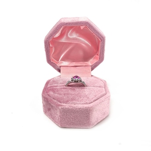 Cajas de Joyería Sencillas y Populares con Logotipo, Caja de Joyería Octogonal de Lujo para Anillos, Caja de Empaque para Joyería - Product Image 1