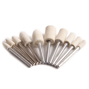 Disque de <span class=keywords><strong>polissage</strong></span> abrasif en feutre de laine monté sur support pour le <span class=keywords><strong>polissage</strong></span> des métaux - Product Image 2