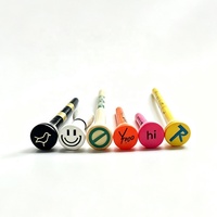 Boîtes à cigarettes en bambou personnalisées avec logo, divers designs, couleurs et tailles, prix d'usine en gros OEM pour tee de golf en bois