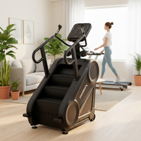 Machine de fitness de luxe neuve pour l'escalade, usage commercial, électrique, avec écran LED, construction en acier, excellent prix
