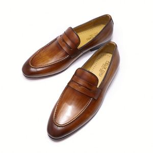 2026 Men's Leather Ankle <b>Boots</b> for Business and Casual Wear, Top-grain Cowhide, British Style, Factory Direct Supply for Men - Product Image 4