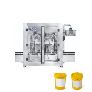 Machine de remplissage de liquide électrique à 2 têtes contrôlée par PLC bouteilles en plastique quantitatives en verre pour moteur chimique - Product Image 4
