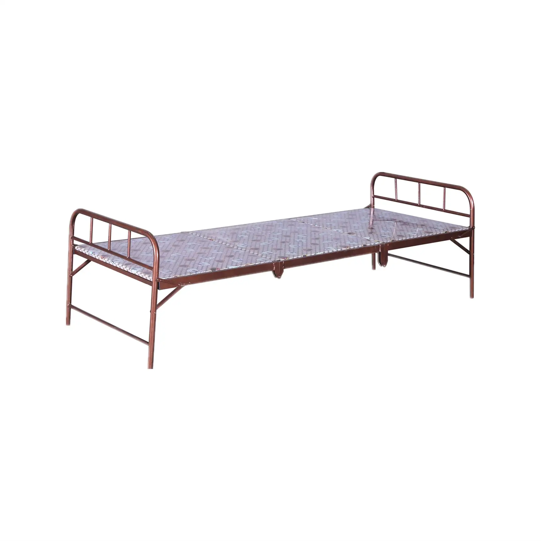 Lowest Price Metal Frame School Adult Single Metal Bed Simple Style Temporary Metal Single Bed For Hostel
