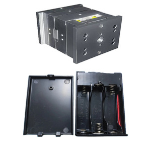 กล่องใส่แบตเตอรี่พลาสติกสีดำความแม่นยำสูงแบบกำหนดเองพร้อมฝาปิดสไลด์รองรับแบตเตอรี่ - Product Image 5