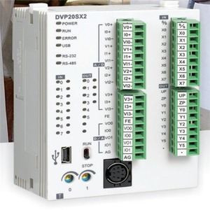 Controlador PLC Analógico Delgado DVP20SX211R DVP-SX2 Original, Salida de Relé de 24 VCC para Automatización - Product Image 1