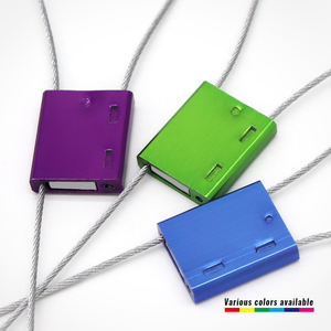AH-CS002 Scellé de sécurité et <span class=keywords><strong>antivol</strong></span> jetable pour conteneurs, en alliage d'aluminium, avec câble de 1,5 mm - Product Image 2
