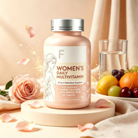 Comprimés multivitaminés quotidiens pour adultes personnalisés avec vitamine C, E, zinc pour le soutien antioxydant, le soutien immunitaire, l'éclat de la peau, 2 comprimés par jour, 100 g