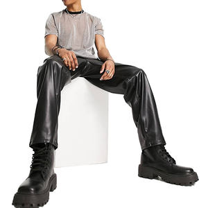 T-shirt a maniche corte in Nylon finta maglia girocollo da uomo con Design personalizzato - Product Image 5