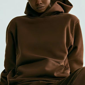 Sweat-shirt à capuche unisexe en molleton de coton écologique de haute qualité, surdimensionné, pour l'hiver, streetwear pour hommes, impression en mousse gonflée - Product Image 1