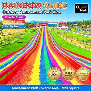 Popolare <span class=keywords><strong>Parco</strong></span> Giochi All'aperto di Divertimento di Divertimento <span class=keywords><strong>Parco</strong></span> Giostre Attrezzature di Plastica <span class=keywords><strong>Arcobaleno</strong></span> <span class=keywords><strong>arcobaleno</strong></span> Neve Asciutta Tubi Scivolo - Product Image 2