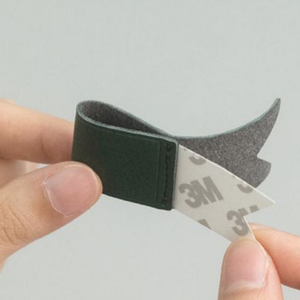 Adhesivo Durable Multifuncional Pen Loop Clip Cable Winder Vegan Leather Pen Holder - Product Image 6