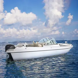 Hot Sale 19ft Aluminum Sport Boat Factory Direct Motor Boat para pesca e surf Speed Boat para atividades ao ar livre