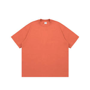 Customizable logo high-quality blank T-shirt heavyweight 100% pure cotton <b>neutral</b> T-shirt men's T-shirt - Product Image 6