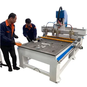 Machine cnc multi-têtes à 3 axes avec 4 broches, nouveauté 1325