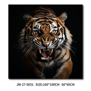 Impression sur toile HD moderne pour la décoration <span class=keywords><strong>de</strong></span> salon, impression UV, encre écologique, éléphant, <span class=keywords><strong>coucher</strong></span> <span class=keywords><strong>de</strong></span> <span class=keywords><strong>soleil</strong></span>, animal, faune africaine, art mural - Product Image 5