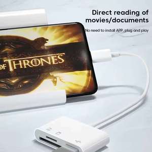 3 in 1USB 2.0 Card <strong>Reader</strong> Adapter <strong>Type</strong> <strong>C</strong> to SD TF Memory Card <strong>Reader</strong> USB <strong>Type</strong> <strong>C</strong> OTG Converter for Huawei Samsung Phone Tablet - Product Image 2