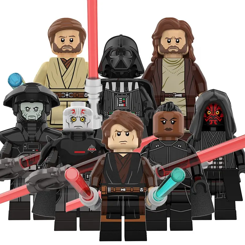 KT1059 New Star Darth Vader Maul Obi-Wan Anakin Trooper Wars Mini Action Bricks Building Block Figure set model Collection Toy