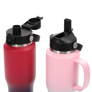 Botella de Agua Silverjet de 32 oz, de Acero Inoxidable, Aislada al Vacío, de Doble Pared, con Tapa Deportiva, Apta para Portavasos de Auto, para Bebidas Frías y Calientes - Product Image 5