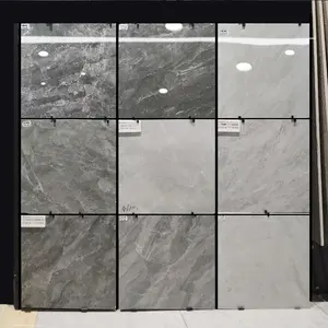 Piastrelle di lusso Italia grigio marmo grigio crema pavimento 600x600 marmo gres porcellanato per pavimento marmo