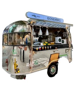 Remolque de café móvil de alta calidad, proveedor de fábrica, para cafetería, caravana, bar, bodas y festivales al aire libre - Product Image 5