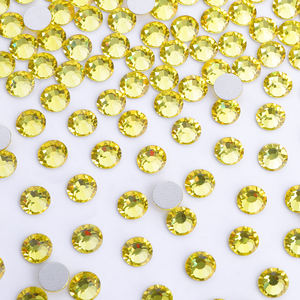 Cristales de Vidrio Marrones Brillantes al por Mayor, sin Fijación en Caliente, Tamaños SS3 a SS50, para Decoración de Uñas - Product Image 2