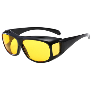 Douyin Herren Nachtsichtbrille Sonnenbrille Quadratisch Staubdicht Winddicht Multifunktionale Fahrradbrille aus Nylon PC - Product Image 2