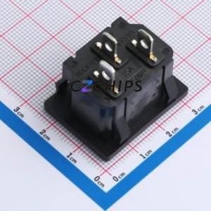 RT-C14A-A1 AC Power Connector Through hole Component (THT),P=7mm Connector IEC 320-C14 1 3 Panel Mount - Product Image 2