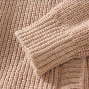 Cardigan en maille côtelée pour homme, col montant zippé, style décontracté, personnalisable avec logo OEM, par un créateur - Product Image 6