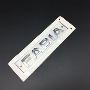ตราสัญลักษณ์ท้ายรถ Skoda Fabia รุ่น 5JD853687AA ทำจากโลหะโครเมียม สำหรับตกแต่งฝากระโปรงท้ายรถ - Product Image 1